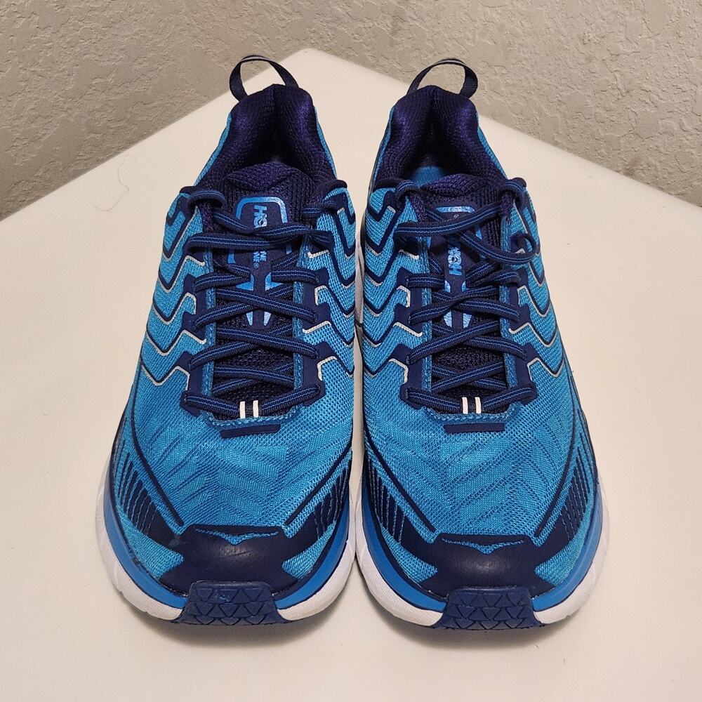 HOKA One One Clifton 4 Men's Running Shoes Blue Navy 11.5 Sneakers customized